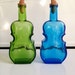 Wheaton Violin Decanters, Set of Two