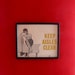 a mid century safety sign ... Keep Aisles Clear