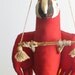 vintage hanging parrot