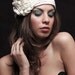 Boho Style Wedding Crochet Winter Flower Hat , Boho Style Rosette Hat, Flapper Flower Hat, Fall Accessories Crochet Hat