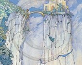 Fairy Tale Castle 1920s Art Print