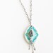 Black Friday Etsy, Christmas gift holiday Handmade necklace in turquoise blue