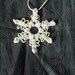 Macrame Snowflake Ornament