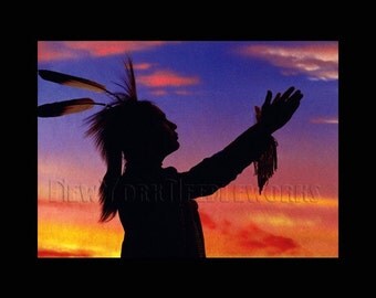 American Indian Cross Stitch, Native American Indian, Cross Stitch, Indian, Indian Silhouette, American Indian from NewYorkNeedleworks Etsy