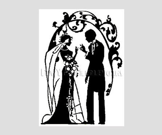 art deco wedding clipart - photo #5