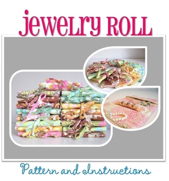 Items similar to PATTERN jewelry roll on Etsy