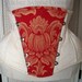 Ivory removable front pannel underbust boned corset