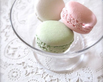 Sweet Interior Ceramic Macaron Sachet-Fragrance Object, Essential Oil Diffuser, Air Freshener, Home Decor, Wall Hanging