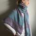 Big delicious stripy pure cashmere scarf