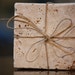 Coaster Set - Natural Tumbled Marble - Set of 4 - Rustic Home Decor - Lovely Gift, Housewarming, Neutral, Earthy, Handmade