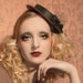 Cunene Vintage Brown Boater Retro Fascinator Hat