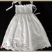Beach flower girl dress -Flower girl dress - Summer dress for girls / Organic cotton, soft dress - White cotton eyelet dress