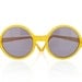 Vintage 1980's Shady Character nyc "roundeye" honey butterscotch sunglasses - FREE DOMESTIC SHIPPING