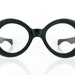 Vintage Deadstock 60's REM Black Teardrop Mod Eyeglasses Frames France- FREE Domestic Shipping