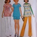 Simplicity 7512 Women Maternity Top Pants 1970s Pattern