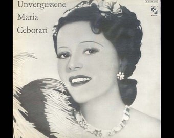 Maria Cebotari Unvergessene, Opera Arias, Viennese Operetta Records Vintage vinyl Record Album Classical LP