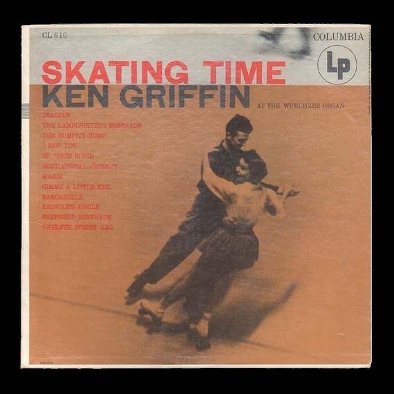 Roller Skating Music organ Music Vintage Vinyl Record Album
