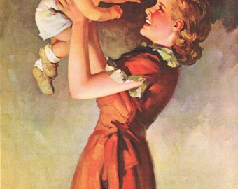 Up She Goes R J Stuart Calendar Art Print