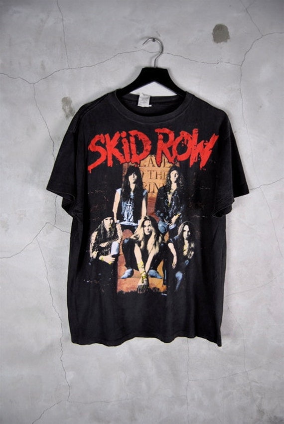 vintage t shirt, 1990's SKID ROW tee, jumper, XL