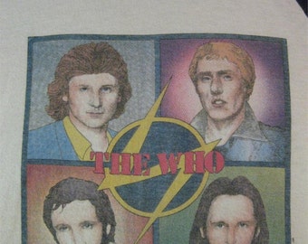 Original THE WHO vintage 1979 tour TSHIRT jersey