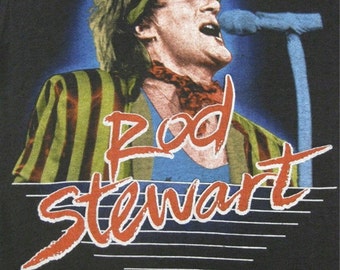 Original ROD STEWART vintage 1983 tour TSHIRT