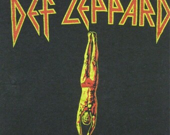 Original DEF LEPPARD vintage 1981 tour TSHIRT