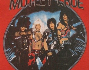 Original MOTLEY CRUE vintage 1983 TSHIRT