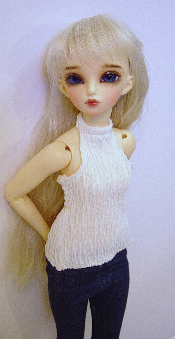 cream halter neck top