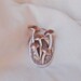 Fine Silver Mushroom Large Pendant for Men OOAK Handmade