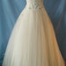 Beautiful Givenchy Wedding Dress with a Tulle Skirt size 10