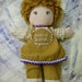 1980 Peanut Butter Hold the Jelly Plush Doll Amtoy MB0317T