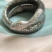 Vintage Whiting and Davis Boho Glam Snake Bracelet-Silver
