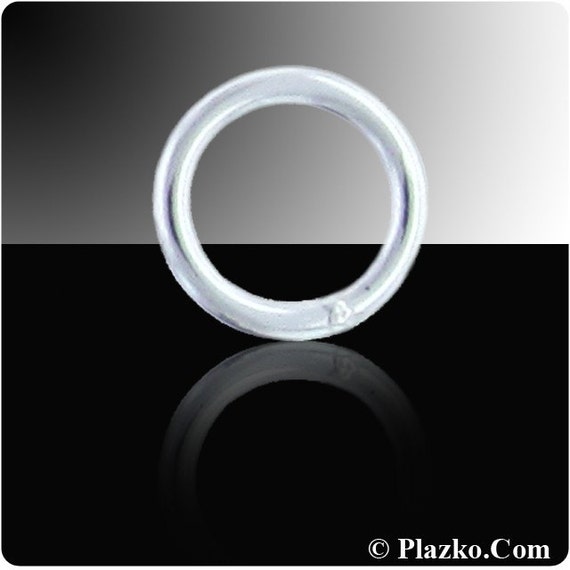 Silver Jump rings 22gauge 4mm Solder Closed Jump Rings - 100pcs (2061 ...