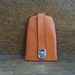 Vintage English Retro Pigskin Key Ring