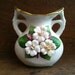 Vintage English White Flower Vase / English Shop
