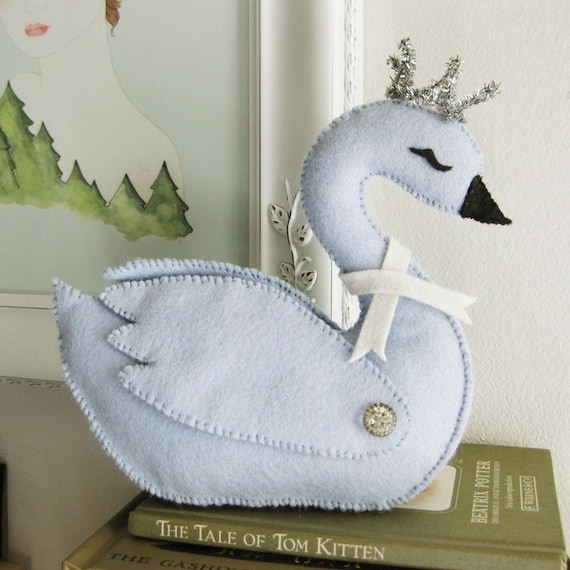 PDF Softie Sewing Pattern - Elisa the Swan Doll