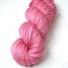Hand Dyed Sock/Fingering Weight Yarn 50/50 Superwash Merino Silk Naturally Dyed in Pink Jasmine