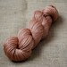 Hand Dyed Sock Weight Yarn 50/50 Superwash Merino Silk Naturally Dyed in Copper