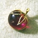 Vintage Cherry Brooch Broach Pin Vintage Jewelry Lucite Fruit Jewellery Pink Jelly Belly Vintage Brooch Cherries Rockabilly Broach