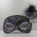 Purple and Black Masquerade Mask