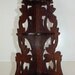 Vintage Wood Corner Shelf
