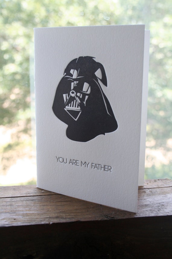 Darth Vader Father's Day Card