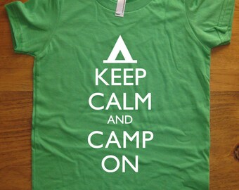 Urban Backwoods 'Keep Calm And Rock On' Kids Long Sleeve T-Shirt - Boys & Girls Graphic Tee - View #3