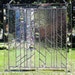 No More Tears Clear Iridescent Stained Glass Panel