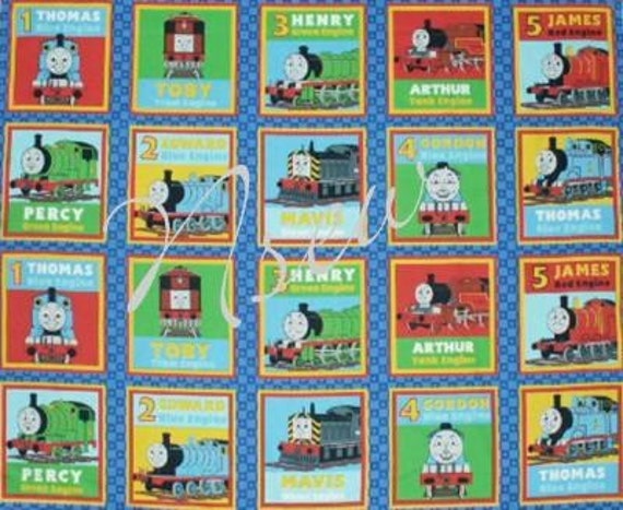 Thomas the tank engine quilting fabric vancouver