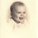 Happy Smiling Baby- So Cute- 1950s Vintage Photograph- 5 x 7