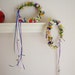 Festival headwreath hair accessories flower crown Daisies sunflowers Hippie Daisy headband costume, bridal headpiece hairpiece