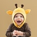 Giraffe Baby/Toddler Fleece Hat