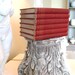 Red Instant Collection Vintage Books Set of Six