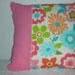 GREAT PILLOW SALE - Girls Decorative Accent Throw Pillow - Bold Flower Power